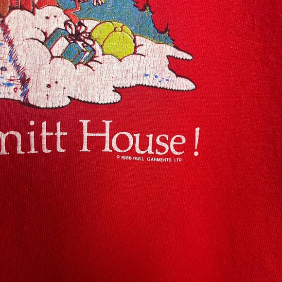 Gildan Heavy Weight Vintage Christmas Shirt I Said The Schmitt House Men's Sz XL - Picture 5 of 8